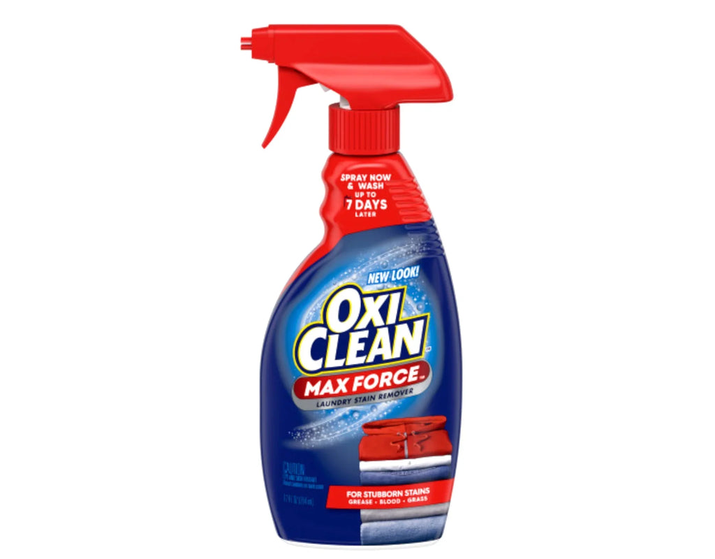 12 Oz Laundry 60 OxiClean Total Stain oz Refill 48 Max Force Bottle Oz Remover fl + Spray, Fl Fl Kit