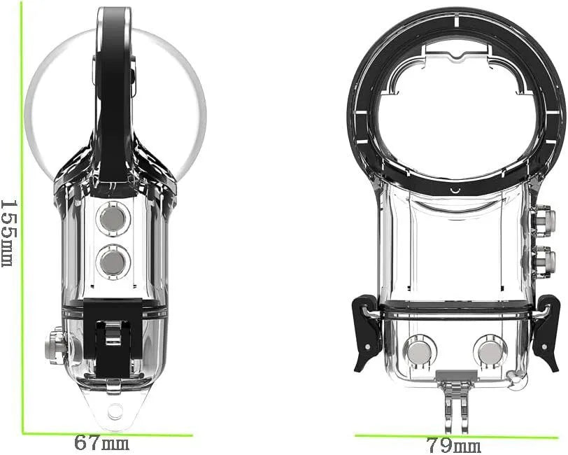 50 insta360 for accessories Waterproof m x3 Insta360 depth housing