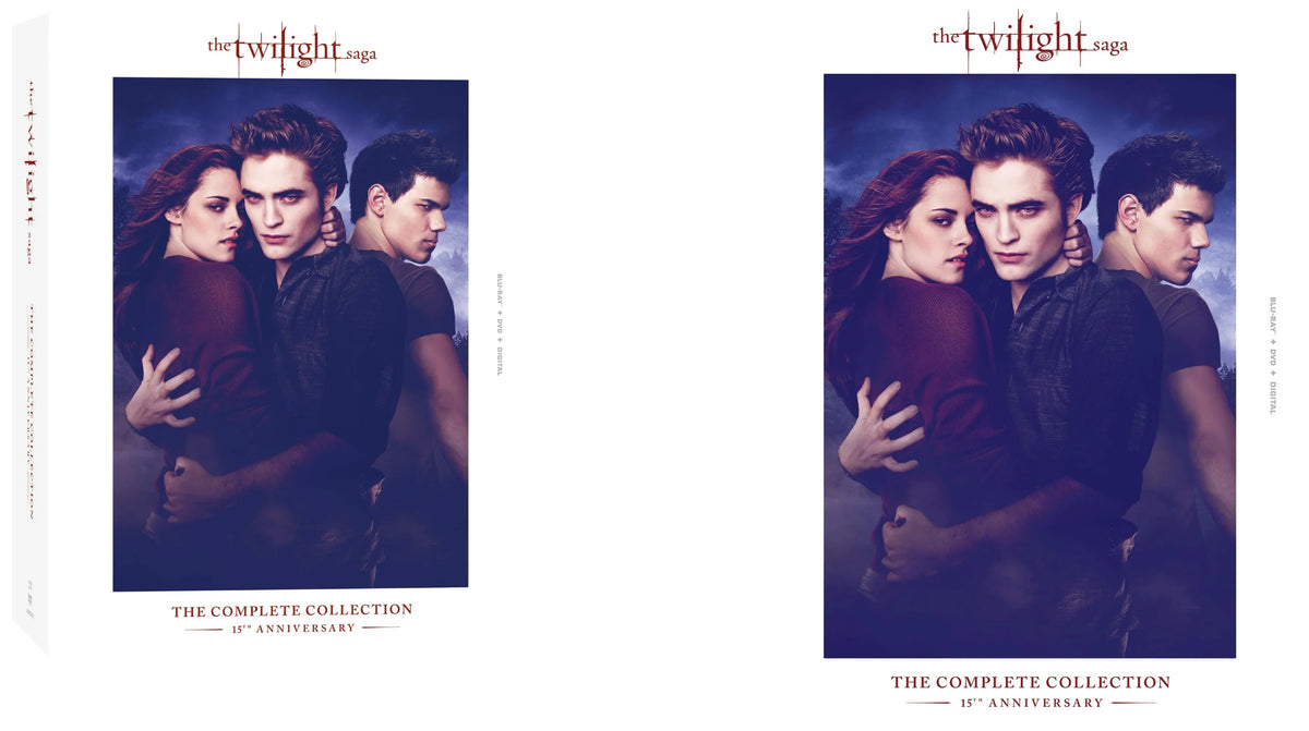 Twilight (Blu-ray 5 Saga 15th Collection DVD) Movie Anniversary +
