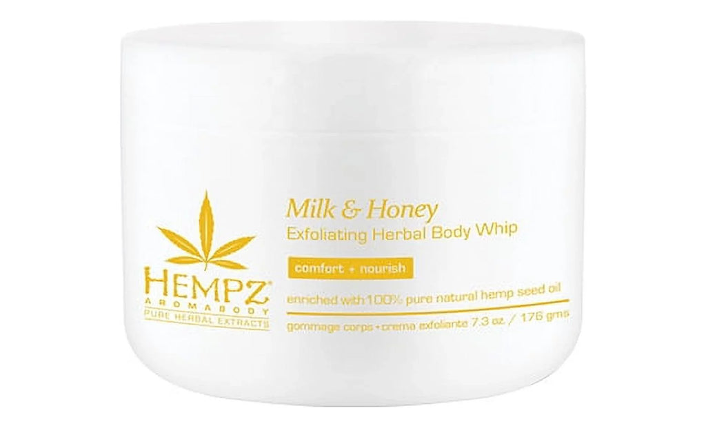 Milk Whip Exfoliating Herbal & Honey oz. Body Hempz 7.3
