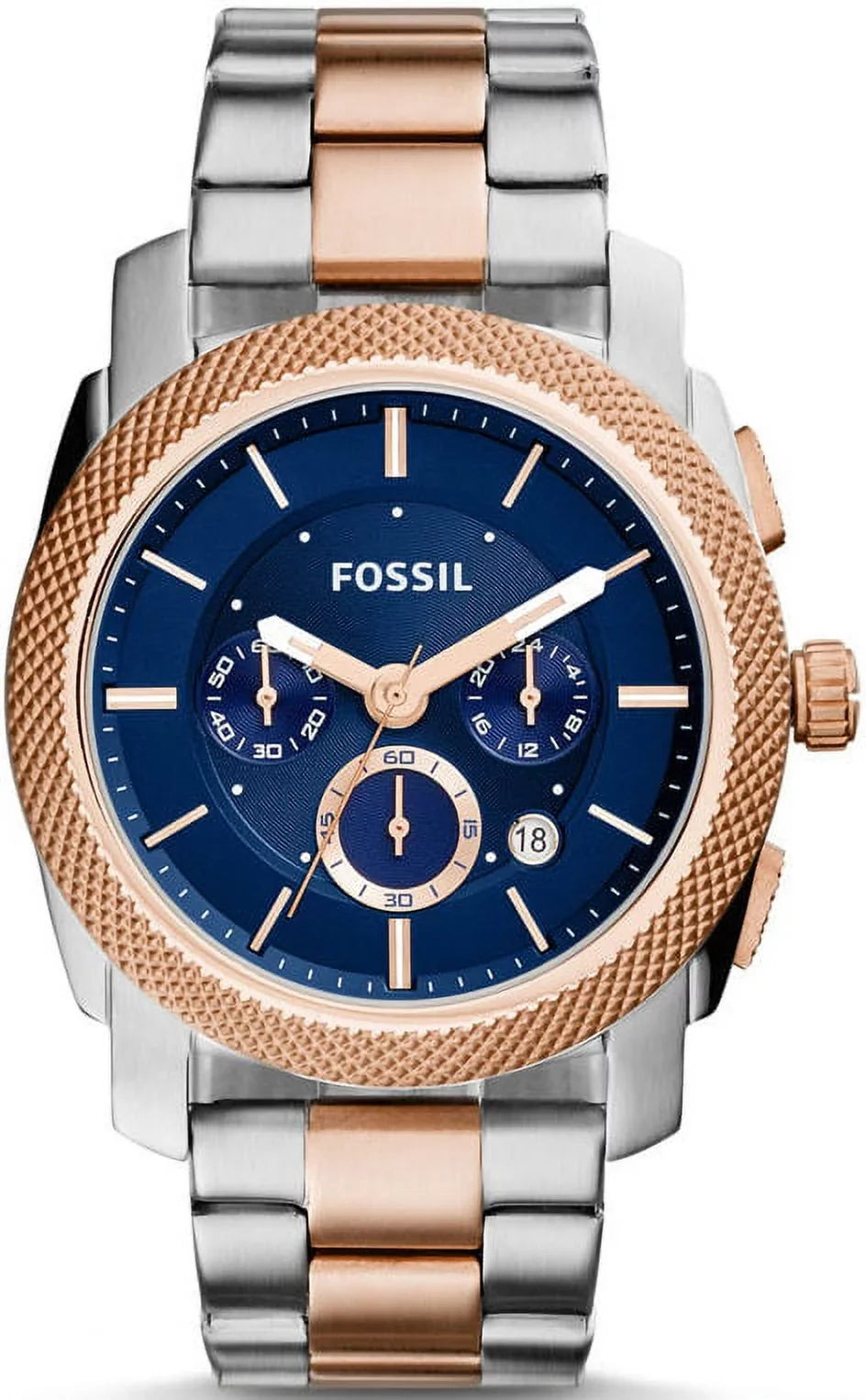 Fossil Gold Stainless-Steel FS5037 Men's Rose Watch Quartz