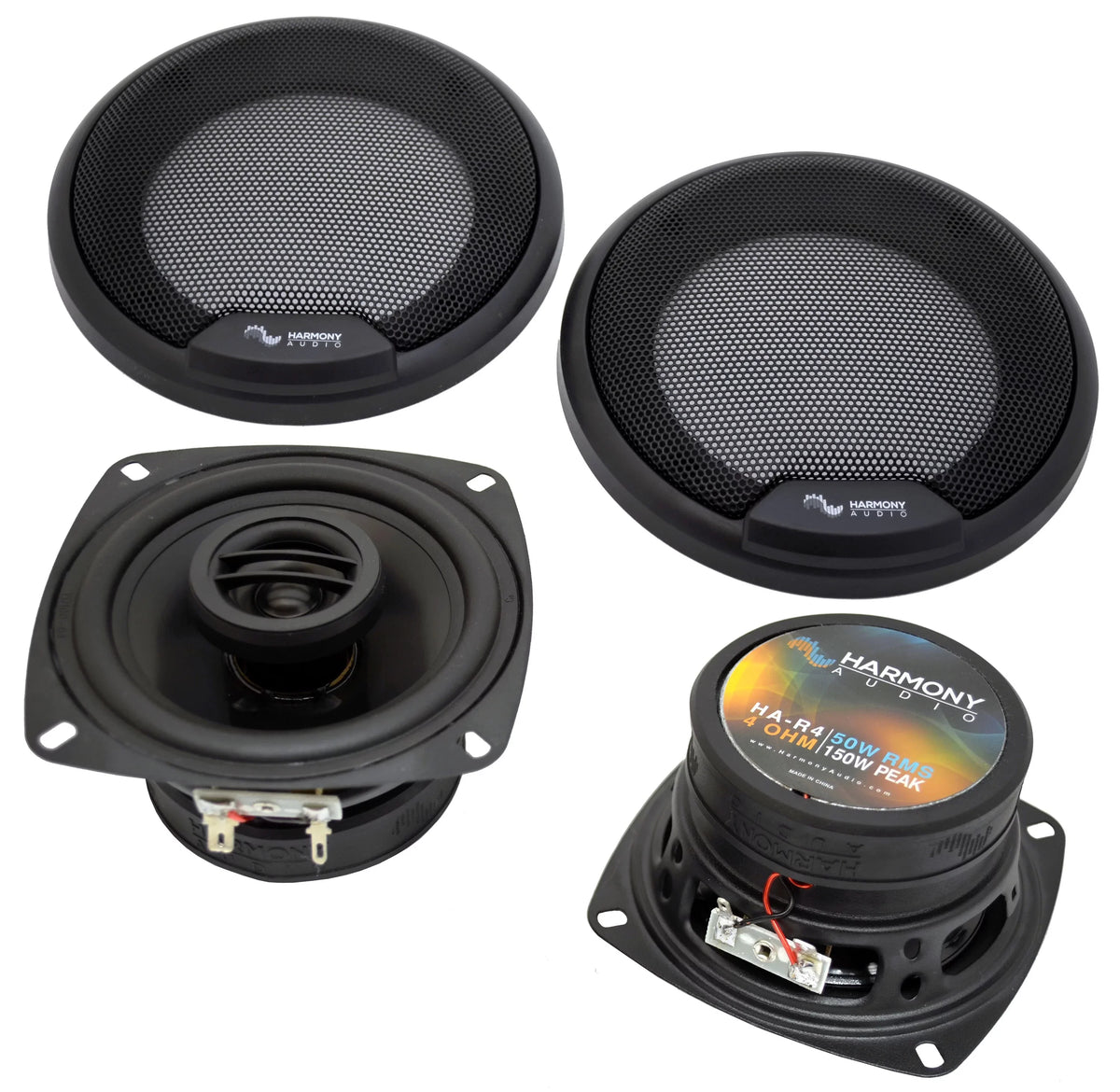 Overhead Fits Honda Passport Speakers Harmony HA-R4 1998-2002 Rear Replacement