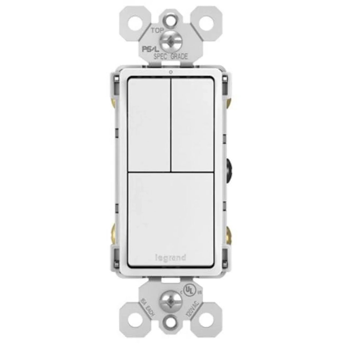 Quantity Radiant Pass Seymour RCD113WCC6 1 - Legrand White Single-Pole & Switch, 15A, 3