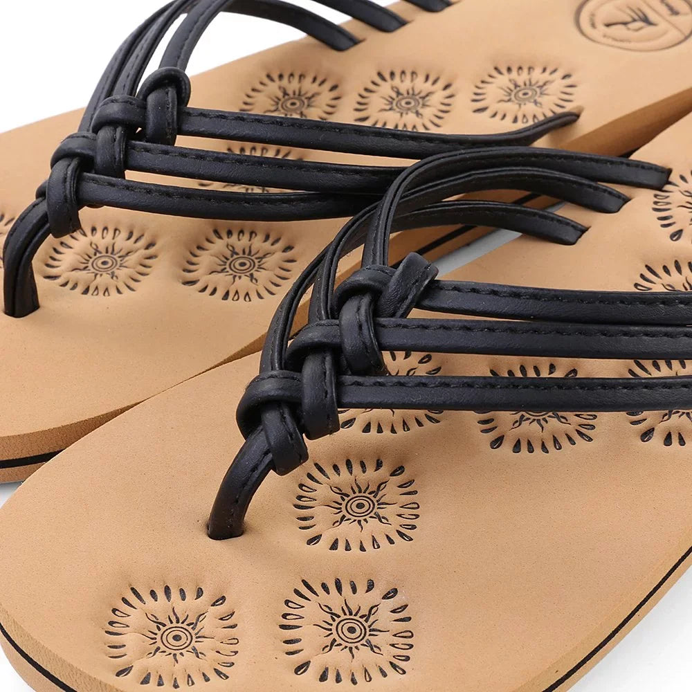 Flip Indoor (Black) Women's or Outdoor AERUSI Sandals Casual Livi Walking Life Flop