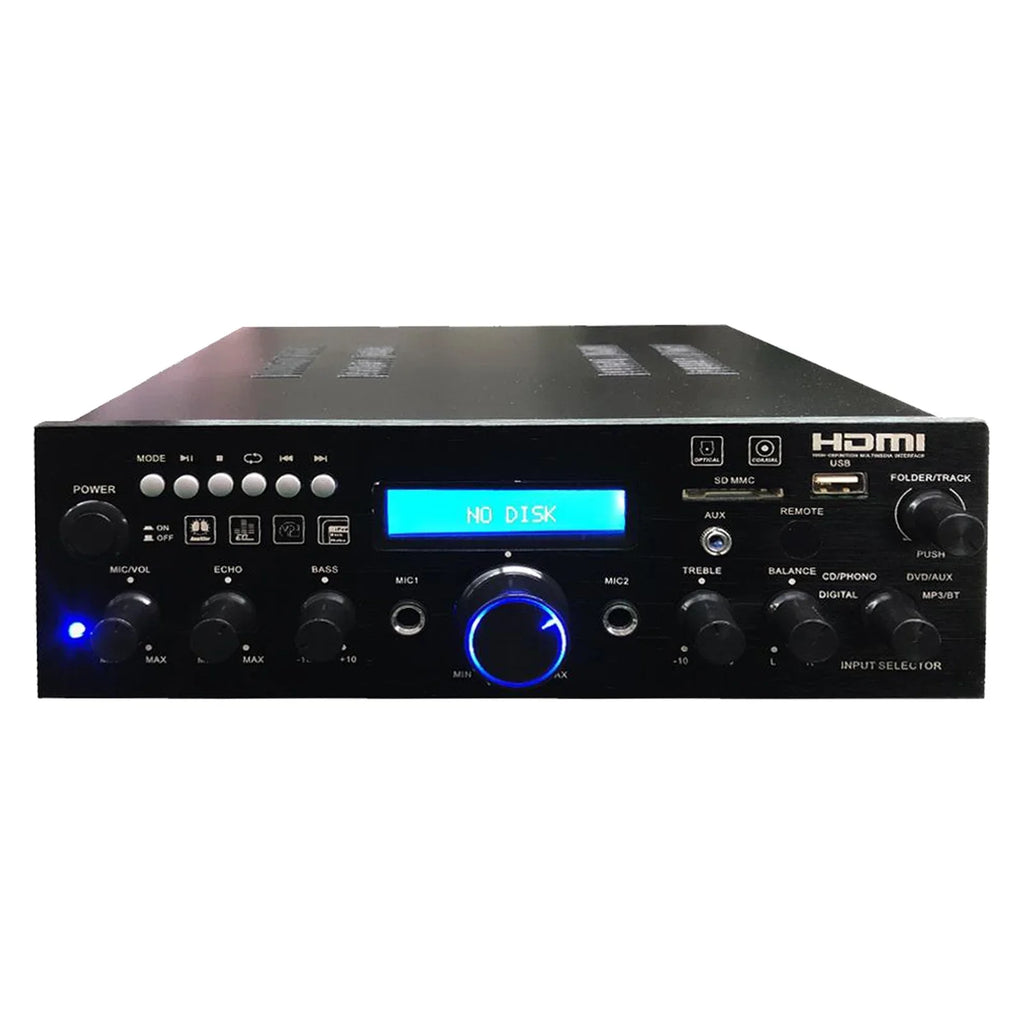 50 with System Bundle Speaker Gauge Theater FM Receiver Amplifier 16 300W Pyle Compact USB Wireless 200W Feet White Waterproof Radio Combo 4x Bluetooth Wire Speakers, 3.5" Home Indoor/Outdoor
