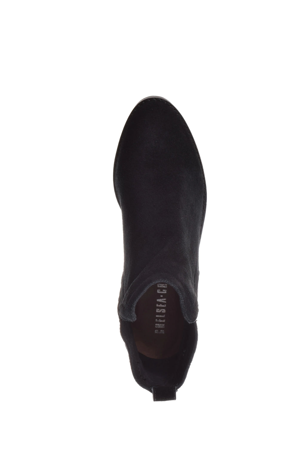 Suede Chelsea Suede Bootie Kelly Black - Crew