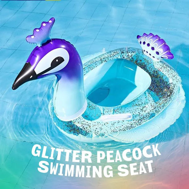 Game | Party Valves Summer Party 48 Kids Raft Swim Peacock Melia Pool Inch Inflatable Designed with for Toys Water Float Glitter Lounge Beach Decorative Fast