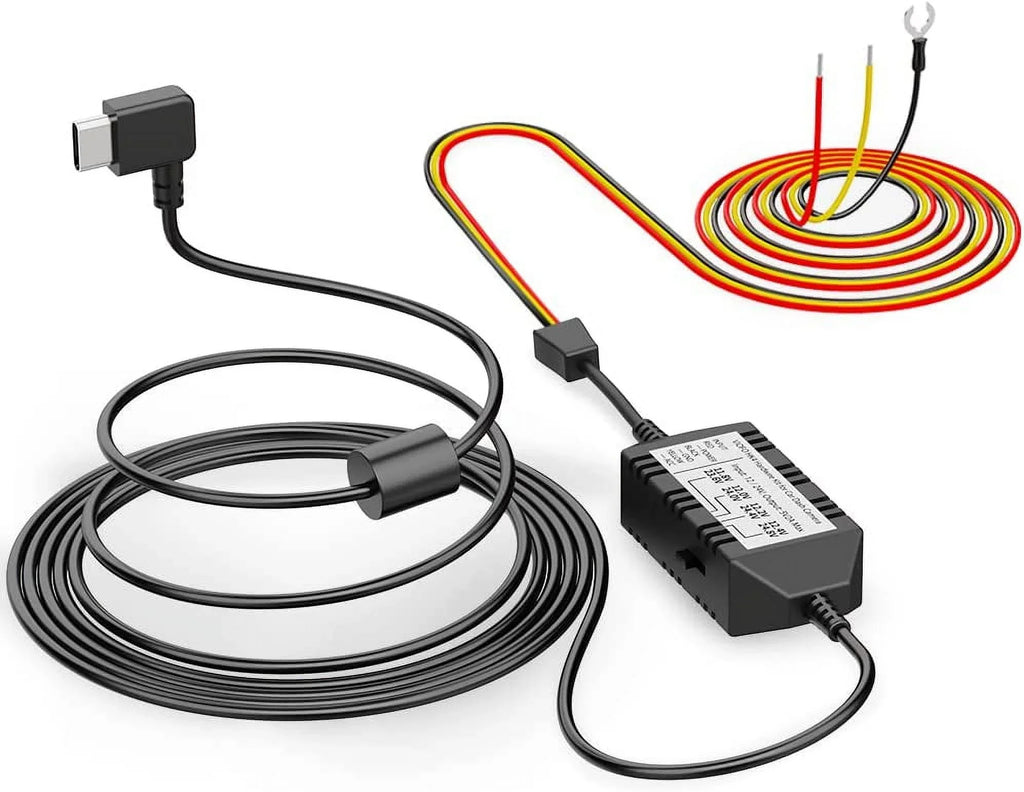 Cam, HK4 Hard T130, Wire for VIOFO A119MINI Kit, Protection Hardwire USB-C Parking Low Dash Acc Kit for Mode Voltage