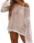 Swimwear for Crochet Summer Mesh Shermie Beach Up Bathing Up Cover Sleeve Long Cover 2023 Women Suit Swimsuit