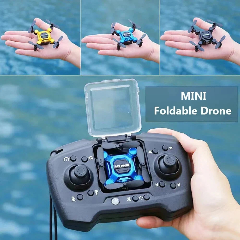 for Drone Drones Kids, Flip Headless RC Hovering Suitable HD One RC Camera Toys 360° Foldable Key Land Aircraft Beginners for Gift Mini Auto K04 Quadcopter