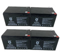 Pride (SG12120T2) Scooter Brand Travel SPS 3-Wheel (4 Replacement 12V Pack) Portable for 12Ah TRAVELPro Pro Battery