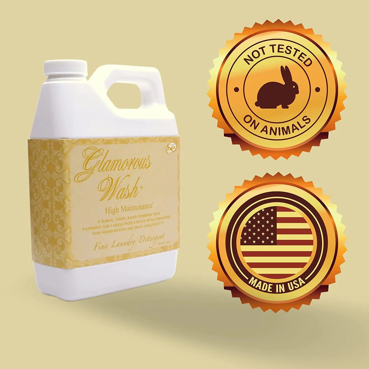 1 Liquid Wash Tyler Candle 907g Glamorous Laundry - High Container, Company Detergent Maintenance