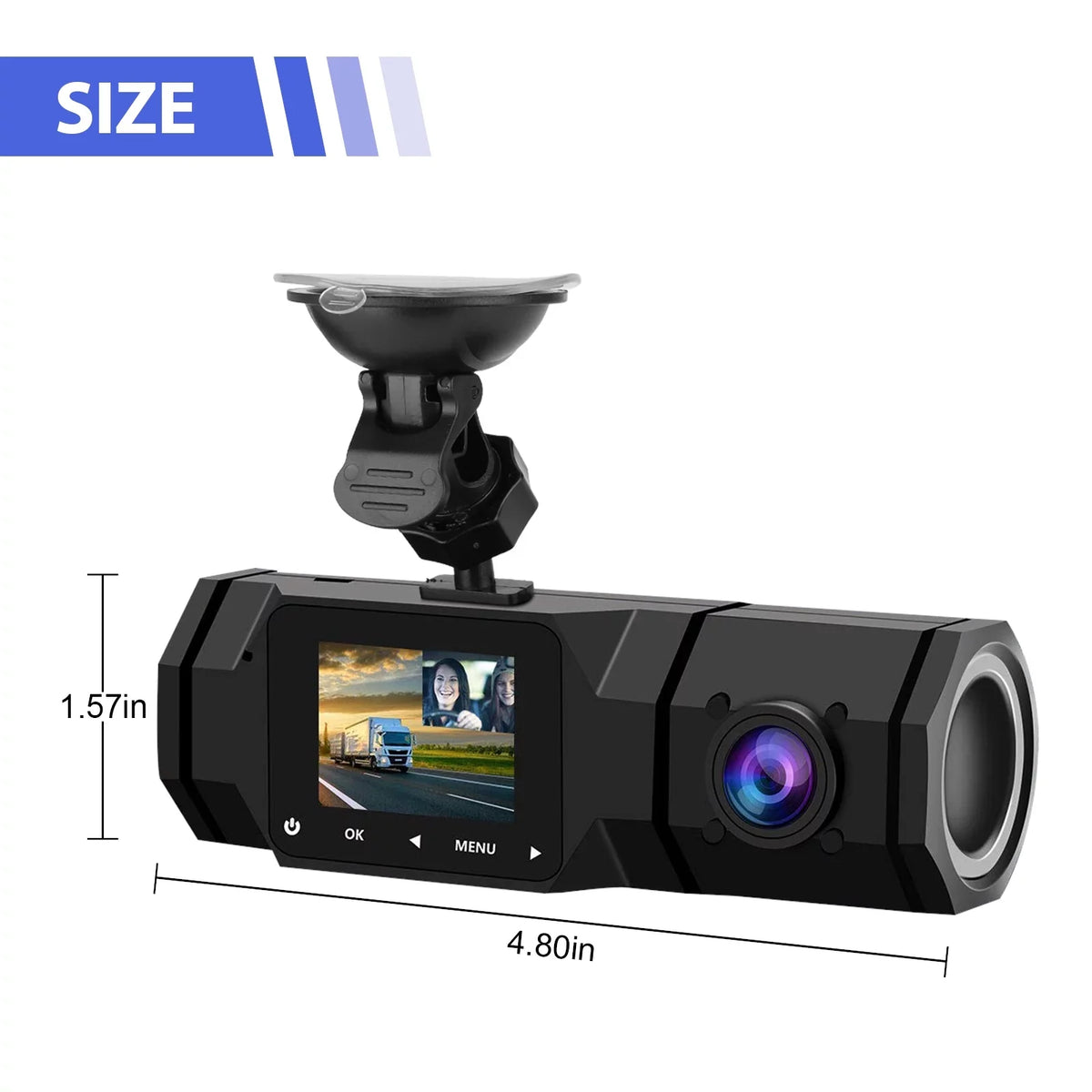 Taxi Camera Recorder Mode Recording, with Dashcam, Front Dash Loop Driving 1080P Car, Vision Parking Cam, for FHD IR Dual Interior G-Sensor, Dash Night TSV Dual