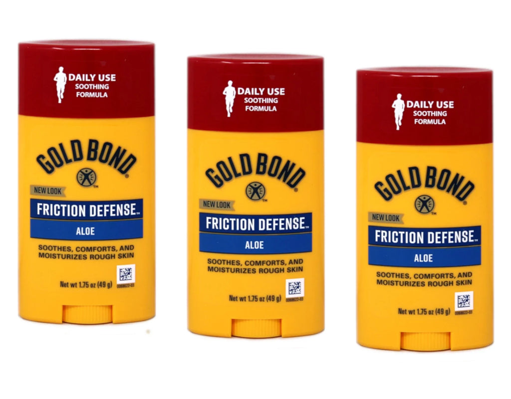 Gold Defense Stick 3-Pack Bond Unscented Friction Oz, 1.75