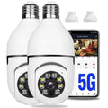 E27 2Pcs System 1080p Bulb Light 5G 2.4GHz WiFi Outdoor, Home Camera Camera & for Indoor Cameras Cameras Security Security, Security Wireless , Wireless