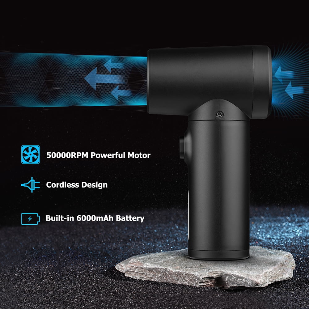 Dazzduo Powerful Multifunctional Duster Reable Dust WUYUZI Inflatable Cleaner Remover 100 Blowing 100 Cordless , 50000 Pump with Light IUP 1 & LED for 2 Device -in- 1 RPM Electric 2 Air W Blower 50000