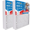 TT-FM-1620 Air TopTech MPR MPR 11 Furnace with MERV Compatible AIR. 2 Pack 16x20x4 16x20x4 7 WICKED FILTERS CLEAN 1200 Comparable FPR & USA Filter Filter AIRX 1000, Premium by Made to