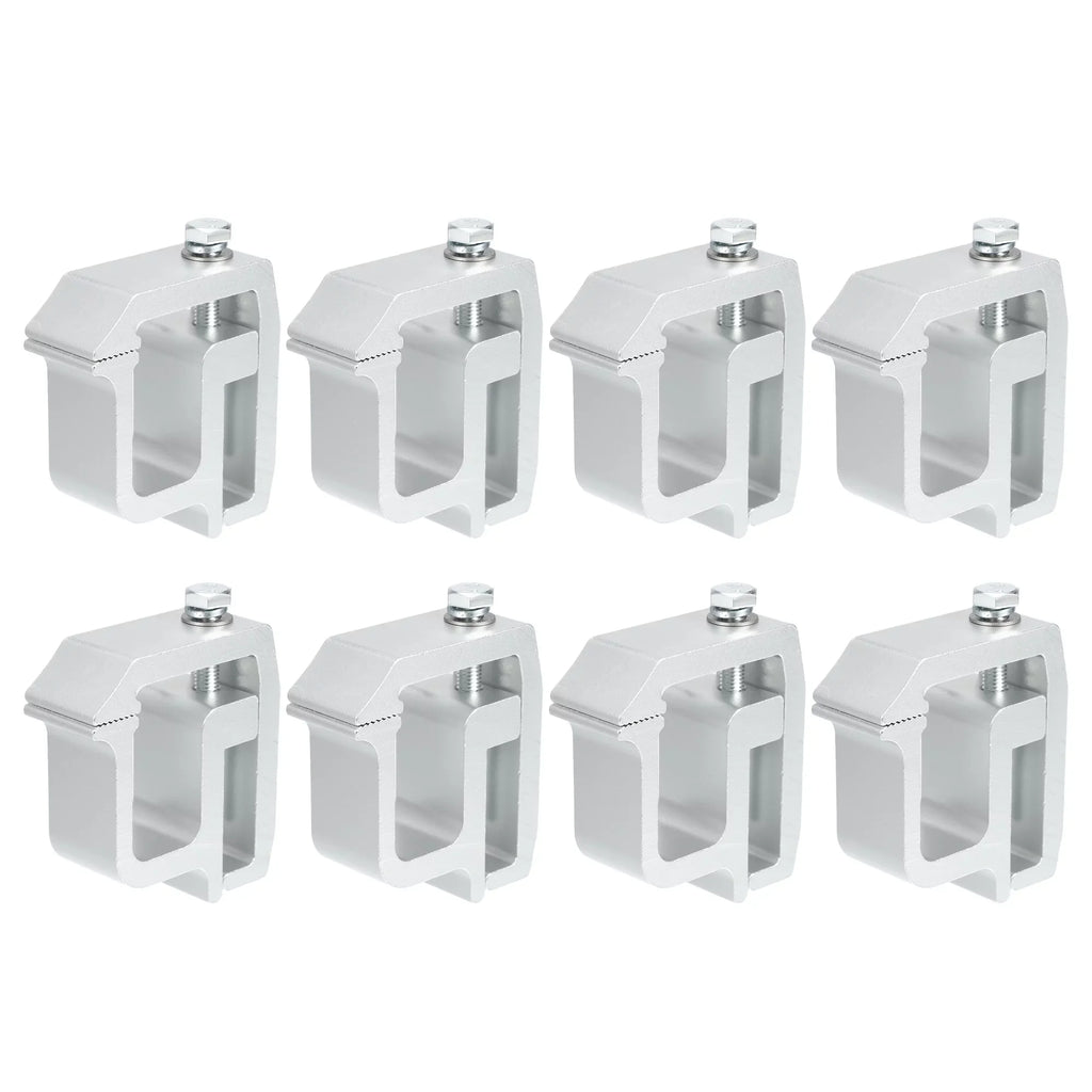 Truck Bed Clamps for Camper Clips Shell Tone Unique 1500 Silverado Fit 2500HD Mount Chevy Cap Bargains Pcs Silver 8