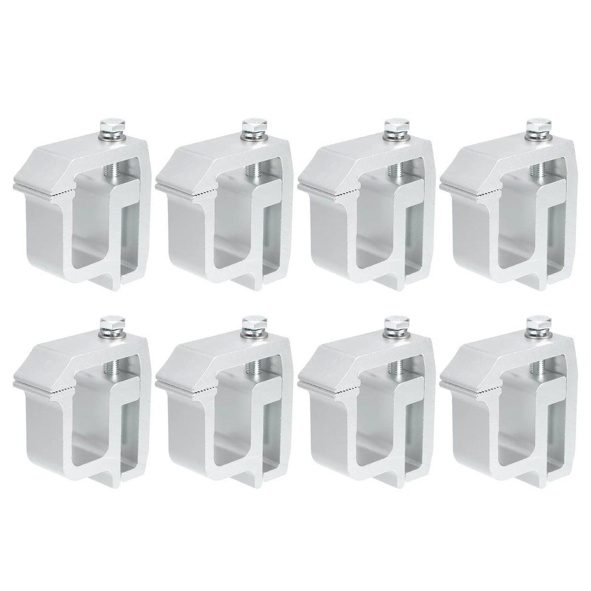 Truck Bed Clamps for Camper Clips Shell Tone Unique 1500 Silverado Fit 2500HD Mount Chevy Cap Bargains Pcs Silver 8