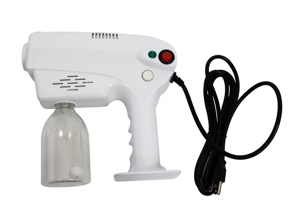 Light Blue 1200W Disinfection Sprayer Fogger Nano Gun Atomizing Sprayer Disinfectant Smart Steam