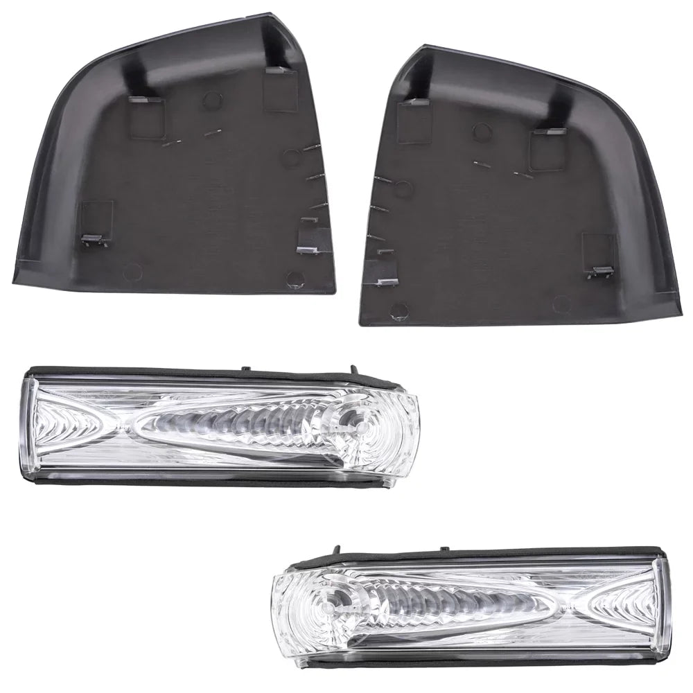 RAM 2015-2021 Replacement Promaster 4 Aftermarket Compatible And Gray Piece City Right Turn Set Paint Driver Signal Brock To SLT Light With SLT/Tradesman Left Cover Match Mirror Door Passenger