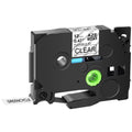 ID Label x Brother Flexible TZ Black Clear 12mm Compatible Tape Cable GREENCYCLE TZe TZ-131 on 40PK TZ-FX131 8m TZe-131 P-touch for TZe-FX131 Wire