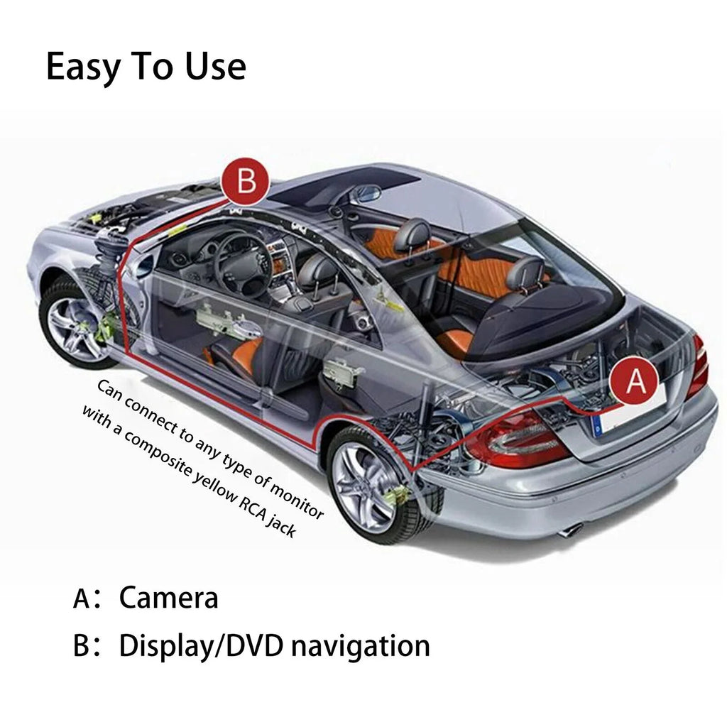 Backup Camera Vision Reverse Universal Auto Parking View Rear Night Camera Car