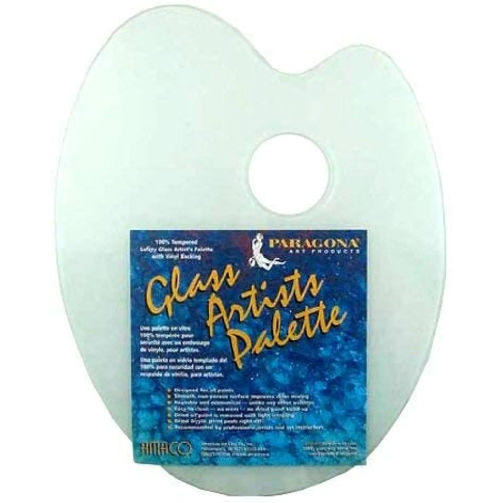 14", Oval Palette x - Glass 11" Amaco