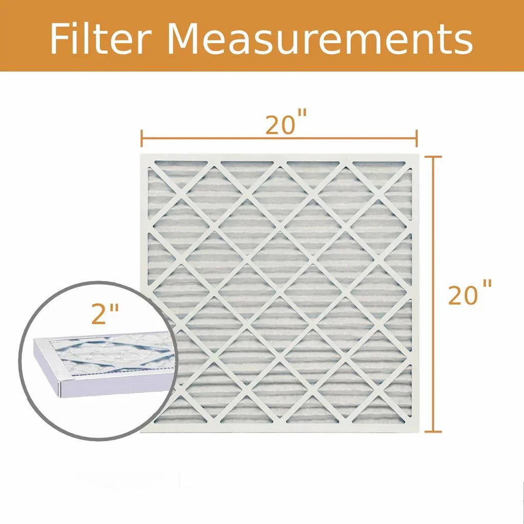 MERV Air Filter 20x20x2 Purolator (6 8 Pleated Guard / - Air Pack)