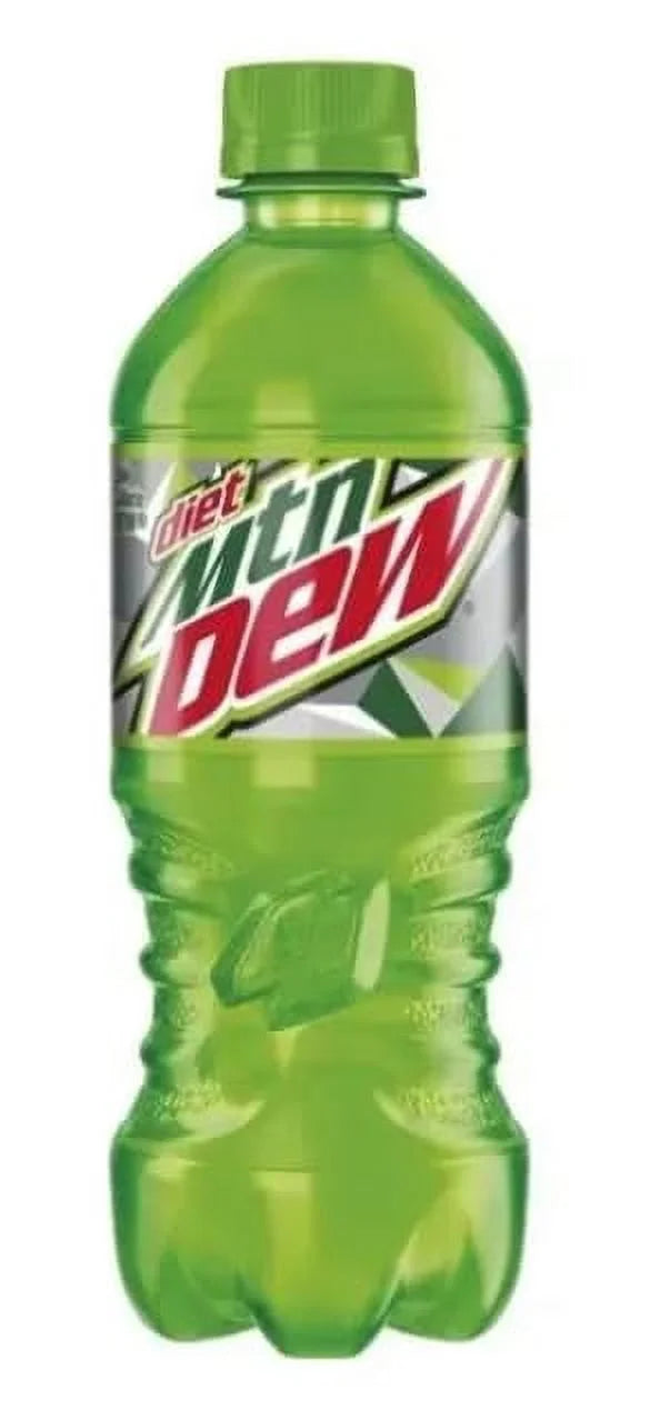 Quantity 20Oz Diet Mountain Of Dew 24 Bottles, Soda