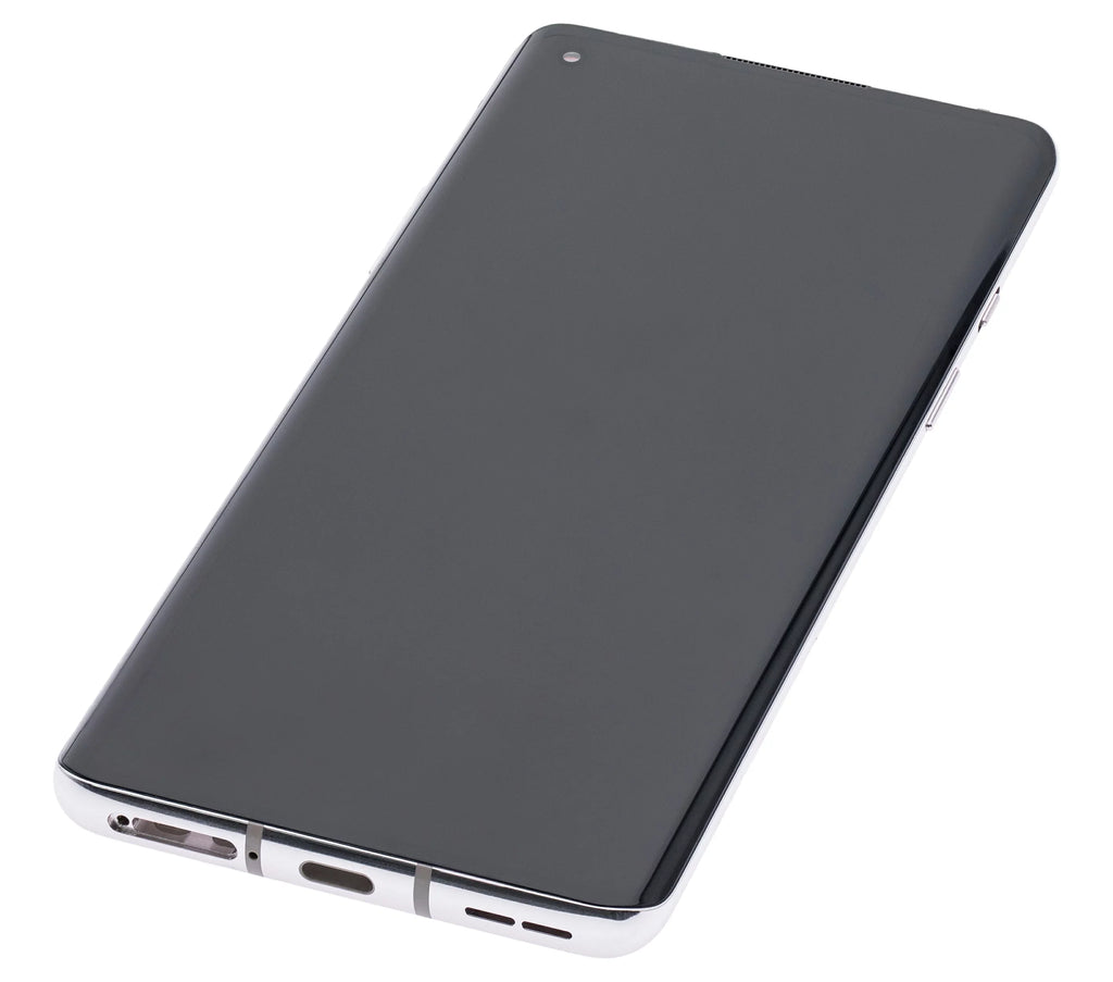 8 5G With Silver) For Frame) Frame UW OnePlus (Refurbished) Replacement Assembly (Non-Verizon / (Polar Compatible 5G OLED