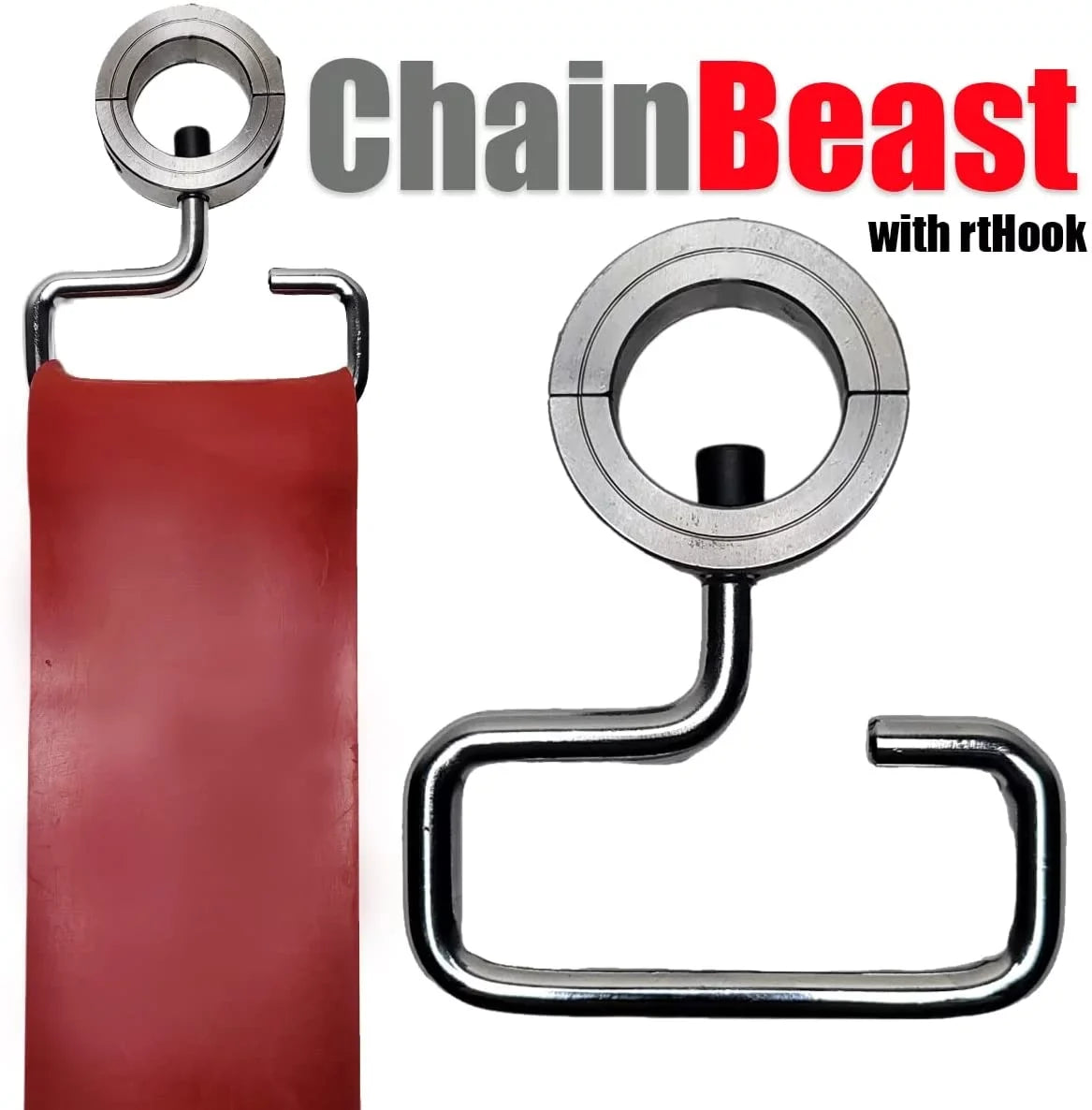 EASY ChainBeast, Chains and Resistance to ALLN-1 Bands F2 for Innovative Barbell Resistance Weight Attach