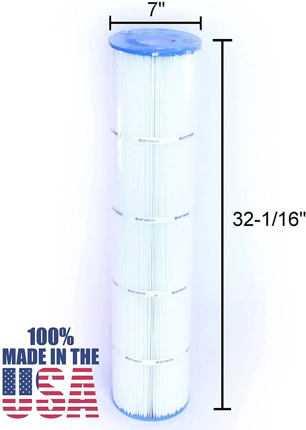 Pentair for Made - USA 4 125/130 520; Cartridge in SQ.FT. Clean Replacement Clear Pool Element Filter & Plus Pack