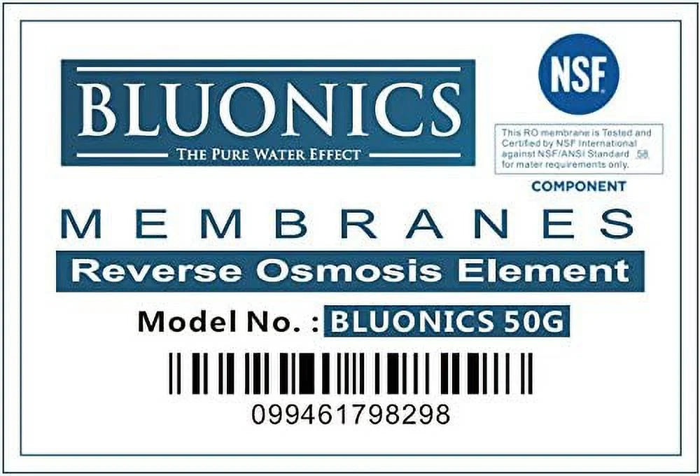 Filter 50 5 Replacement Cartridges Osmosis Set Reverse GPD w/ pcs RO Membrane