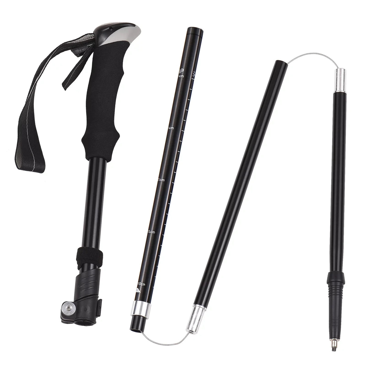 Sturdy Lightweight TOMSHOO Trekking Hiking for Backpacking and Camping Collapsible Portable Pole Set