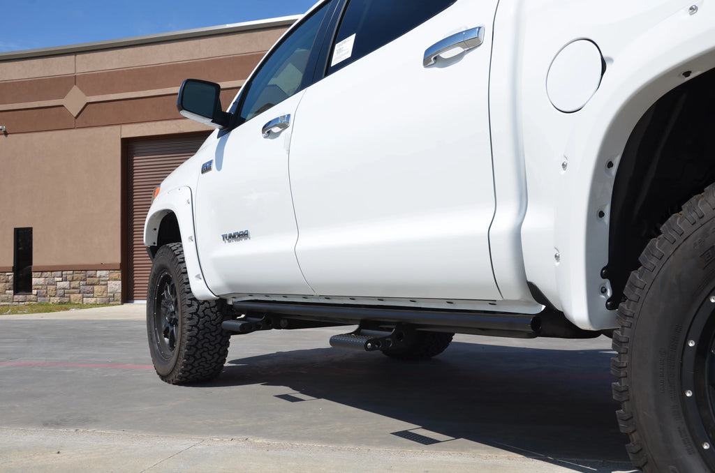 | by Black T074Rkrcc 2007-2021 Toyota SRW Compatible | N-Fab All Gas | Rkr Textured Rails Beds, RealTruck with Tundra Crewmax