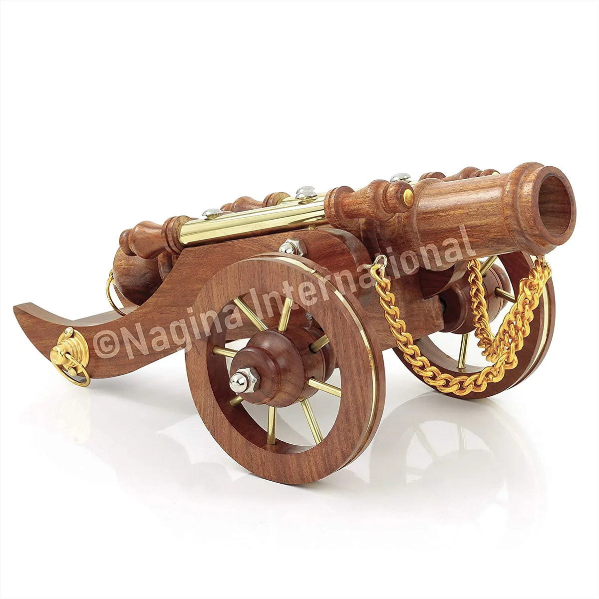 Wooden Nagina Desk Games Gifts Gun Bofor's Decor | International Artillery Handcrafted & Cannon Decor |