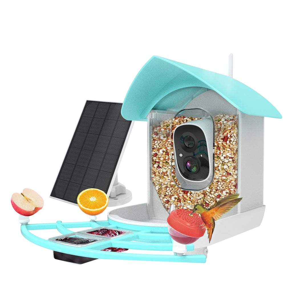 Solar Species With Squirrel Pir CameraVideo Powered Camera Ai Wifi Smart With Wireless Andoer Vico Camera 1080p Feeder Camera camera,Feeder Deterrent Ai Feeder Surveillance Camera AppAi