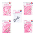 bandanas and Bachelorette 5PK white Bandana, with pink one four Fringe rhinestone