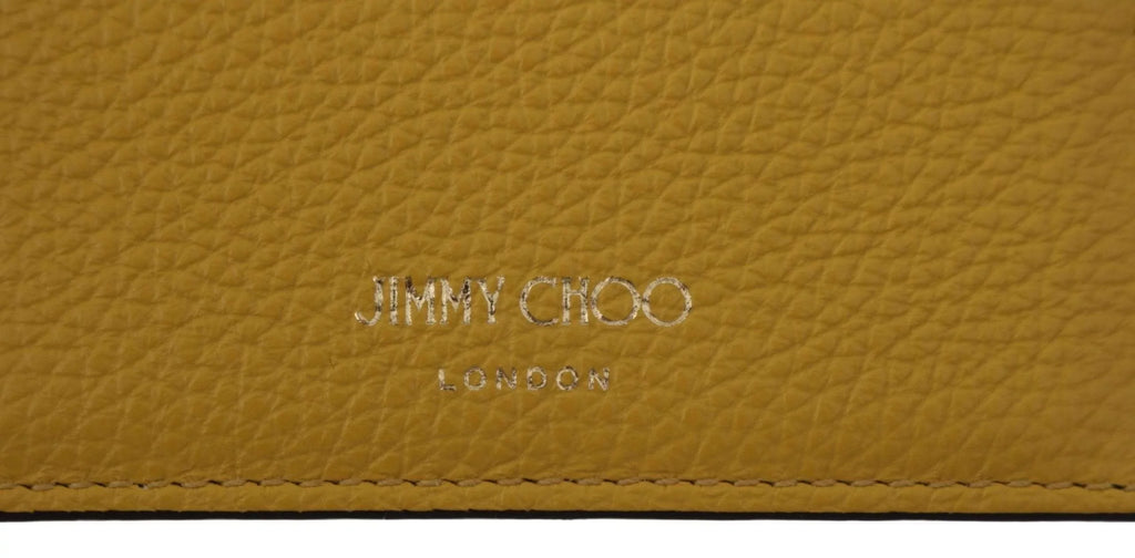 Choo Holder Yellow Leather Jimmy Card Aarna