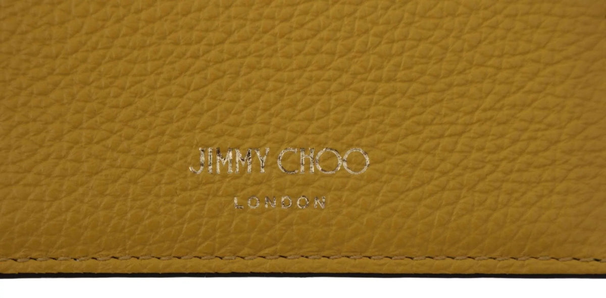 Choo Holder Yellow Leather Jimmy Card Aarna