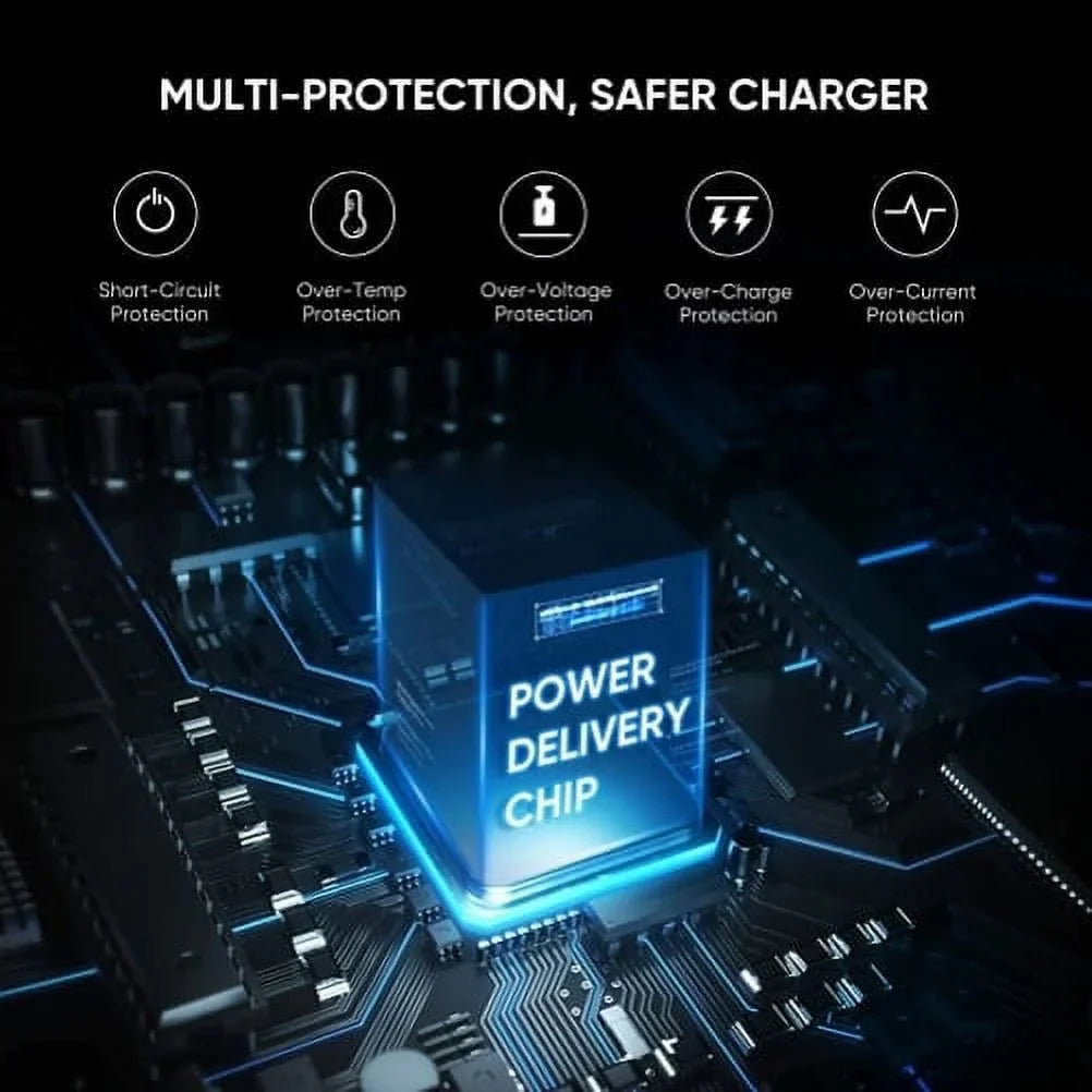 18W Type-C CAT BOLD for Quick Long USB-C XI 5 Fast Q1G - Plus, G9, Key2 S48c Charger KEYone, Pro, Power Home Adapter Blackberry N1 - Cable - Vivo PD Wall S42 G90 BLU S61 10ft LE