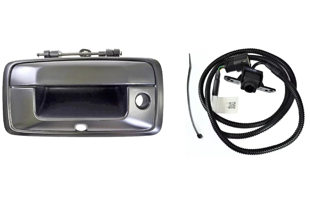 with Warehouse CHEVROLET Auto 2014-2015 select: Primed PT Handle SIERRA Fits Tailgate - Back Park GMC GM-3549P-BUC Up Camera - 2014-2015 Assist SILVERADO, Black