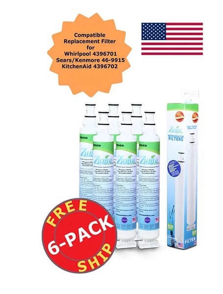 , Whirlpool® with Compatible Water WFI-NL120V - # , ZUMA Brand Ice U.S.A. 6 Model in and Filter , - Pack OPFW3-RF300 Made