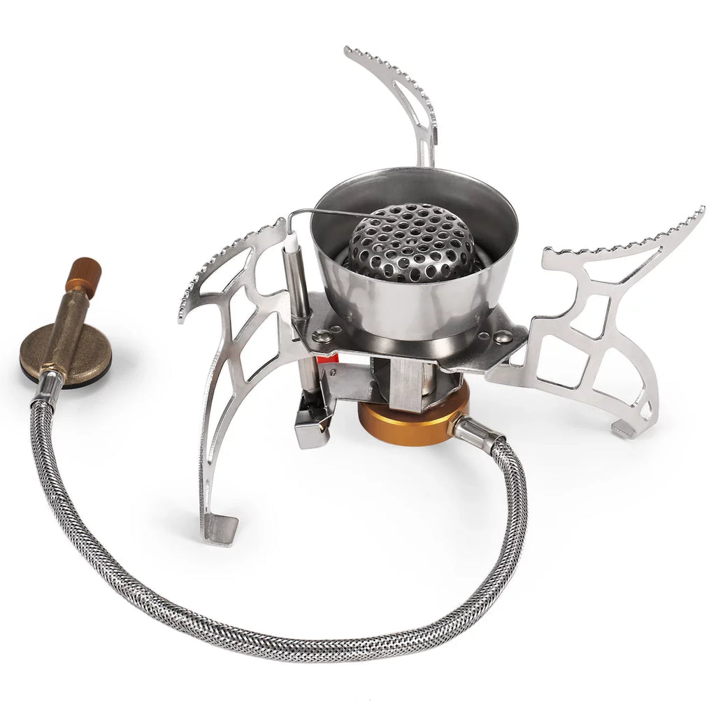 Stove Cooking Outdoor Windproof for Portable Lixada Adventures Backpacking Stove,