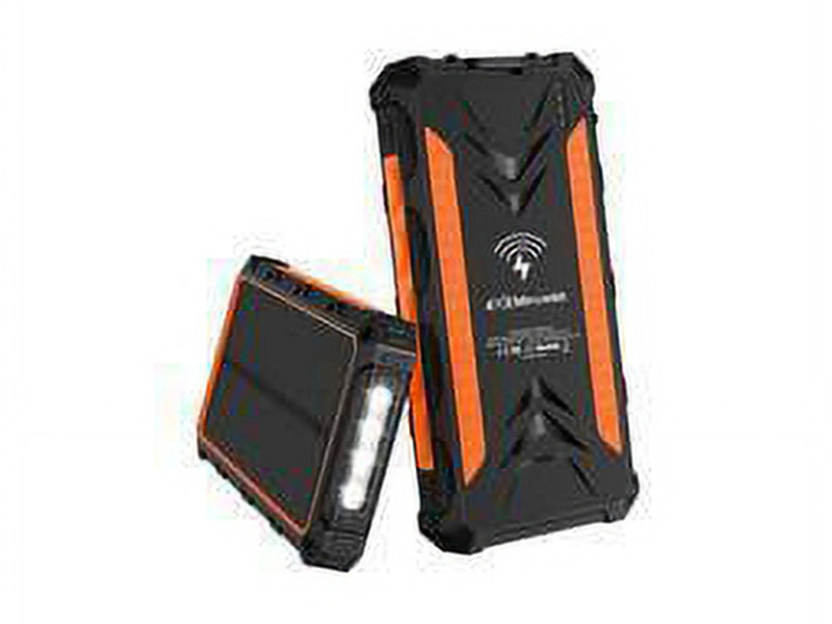 Orange 4XEM 4XSOLARPWROR Mobile maH Bank and Solar Power Charger 20000