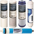 Filter 50 5 Replacement Cartridges Osmosis Set Reverse GPD w/ pcs RO Membrane
