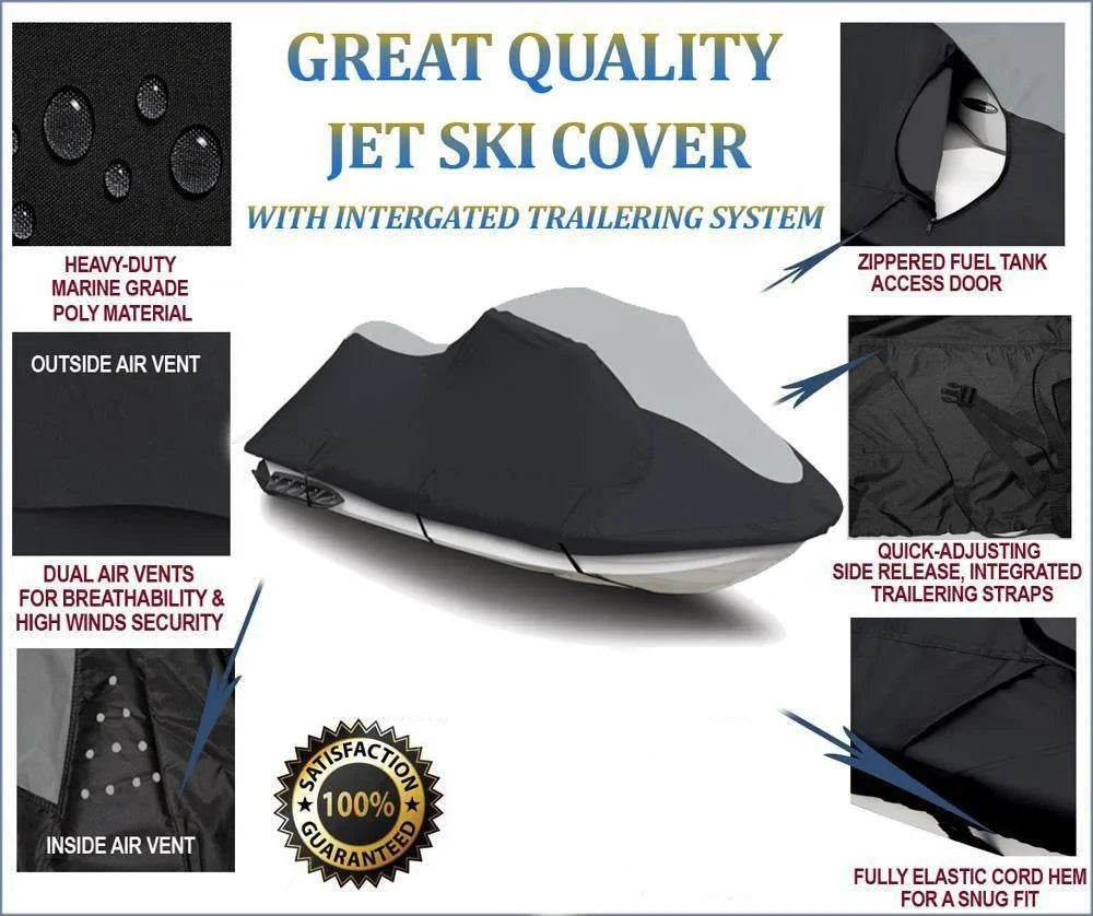 PWC GTX 155 PWC Sea Cover Doo JET Sea-Doo Compatible HEAVY-DUTY Jet for Cover Bombardier ski 2008-2009 600D SKI SUPER