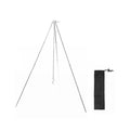 Pot Hung Arealer for Folding Aluminum Bracket Camping Stand Tripod BBQ Detachable Alloy Portable Rack Campfire Picnic Bonfire