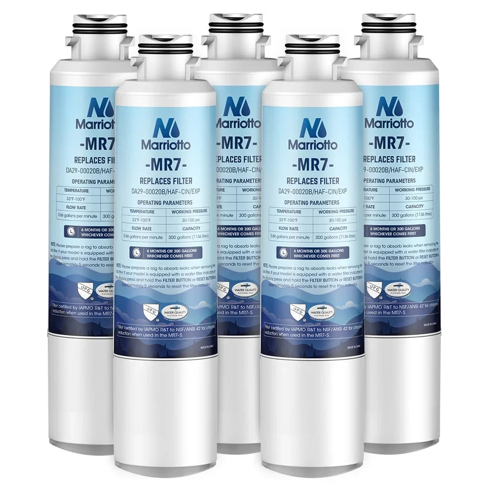 DA29-00020B Replacement 5 RF4267HARS, Pack MARRIOTTO Water Filter for DA29-00020B, HAF-CIN/EXP,